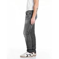 Picture of REPLAY MEN'S ENNYS SKINNY FIT JEANS 12 OZ WHITE WEFT BLACK POWER STRETH IN DARK GREY 2