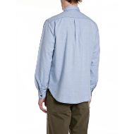 Снимка на REPLAY МЪЖКА РИЗА COTTON OXFORD SHIRT В СВЕТЛОСИНЬО 2