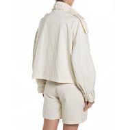 Снимка на REPLAY WOMEN'S CROPPED TWILL JACKET В ТЕБЕШИРЕНО БЯЛО 2