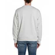 Picture of REPLAY MEN'S CREW-NECK SWEATSHIRT WITH REPLAY LOGO IN IVORY 2