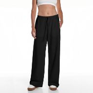 Снимка на REPLAY ДАМСКИ СПОРТНИ ПАНТАЛОНИ WIDE-LEG SPORTS TROUSERS WITH DRAWSTRING В ЧЕРНО 1