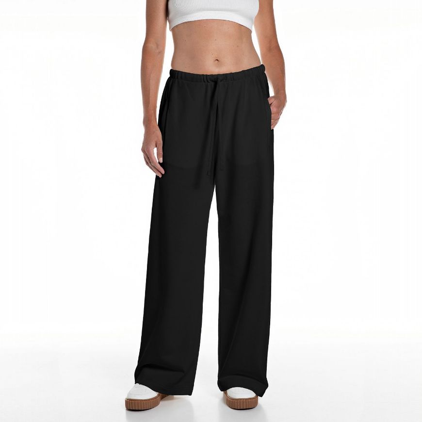 Снимка на REPLAY ДАМСКИ СПОРТНИ ПАНТАЛОНИ WIDE-LEG SPORTS TROUSERS WITH DRAWSTRING В ЧЕРНО