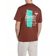 Снимка на REPLAY МЪЖКА БЛУЗА THE BIARRITZ COTTON T-SHIRT В СЛОНОВА КОСТ 2