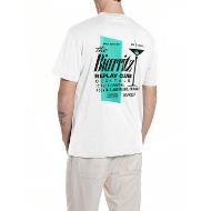 Снимка на REPLAY МЪЖКА БЛУЗА THE BIARRITZ COTTON T-SHIRT В СЛОНОВА КОСТ 2