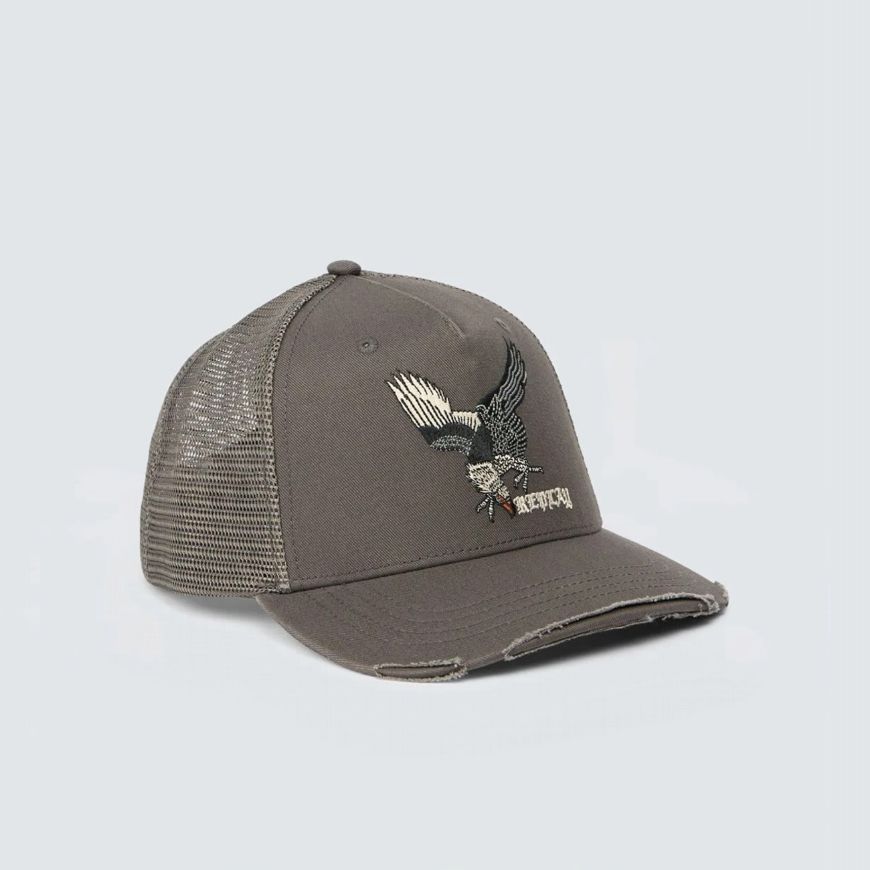 Снимка на REPLAY МЪЖКА ШАПКА CAP WITH USED EFFECT AND EMBROIDERY В КОТЕШКО СИВО