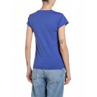 Снимка на REPLAY ДАМСКИ ТОП COTTON JERSEY T-SHIRT WITH BANANAS PRINT В ТЪМНОСИНЬО 2