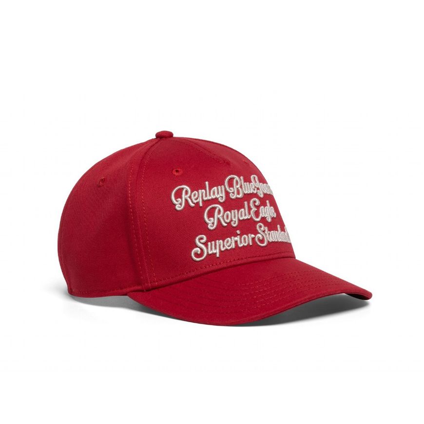 Снимка на REPLAY МЪЖКА ШАПКА COTTON TWILL CAP WITH EMBROIDERY В ЧЕРВЕНО