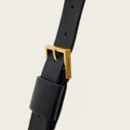 Picture of ALLSAINTS WOMEN'S ALBA LEATHER ZIP CROSSBODY BAG IN BLACK 3