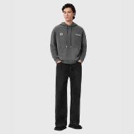 Picture of ALLSAINTS MEN'S EMBLEM OTH HOODIE IN WASHED BLACK 5