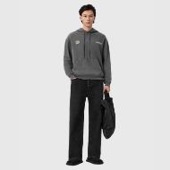 Picture of ALLSAINTS MEN'S EMBLEM OTH HOODIE IN WASHED BLACK 6