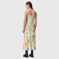 Picture of ALLSAINTS WOMEN'S BRYONY MAXI SLIP DRESS IN HAZE BLUSH PINK 2