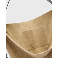 Picture of ALLSAINTS WOMEN'S ASHA SUEDE SHOULDER BAG IN SAHARA WHITE 4