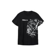 Picture of ALLSAINTS WOMEN'S ZAYA BOYFRIEND T-SHIRT IN BLACK 5