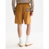 Снимка на SCOTCH&SODA МЪЖКИ БЕРМУДИ EMBROIDERED LINEN BLEND WIDE FIT В КАФЯВО 5