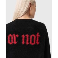 Picture of ALLSAINTS WOMEN'S LUCKY JUMPER IN BLACK 3