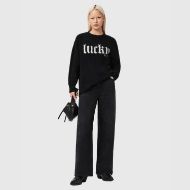 Picture of ALLSAINTS WOMEN'S LUCKY JUMPER IN BLACK 6