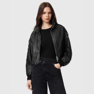 Снимка на ALLSAINTS ДАМСКО КОЖЕНО ЯКЕ LOWDEN LEATHER JACKET В ЧЕРНО 1