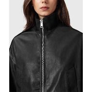 Снимка на ALLSAINTS ДАМСКО КОЖЕНО ЯКЕ LOWDEN LEATHER JACKET В ЧЕРНО 3