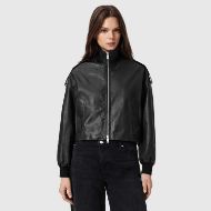 Снимка на ALLSAINTS ДАМСКО КОЖЕНО ЯКЕ LOWDEN LEATHER JACKET В ЧЕРНО 5