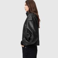 Снимка на ALLSAINTS ДАМСКО КОЖЕНО ЯКЕ LOWDEN LEATHER JACKET В ЧЕРНО 7