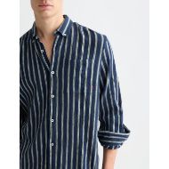 Снимка на SCOTCH&SODA МЪЖКА РИЗА STRIPED CRINKLE STRUCTURE REGULAR FIT В КОМБИНАЦИЯ 6