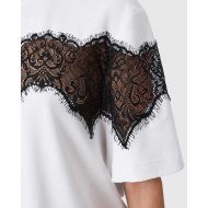 Picture of ALLSAINTS WOMEN'S LISA LACE T-SHIRT IN OPTIC WHITE 3
