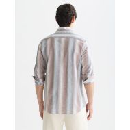Снимка на SCOTCH&SODA МЪЖКА РИЗА SHADOW STRIPED LINEN BLEND В КОМБИНАЦИЯ 5