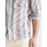 Снимка на SCOTCH&SODA МЪЖКА РИЗА SHADOW STRIPED LINEN BLEND В КОМБИНАЦИЯ 6