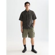 Снимка на SCOTCH&SODA МЪЖКА РИЗА STRUCTURED STRIPE RELAXED-FIT SHORT-SLEEVED В ЧЕРНО 7
