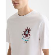 Снимка на SCOTCH&SODA МЪЖКА БЛУЗА FRONT AND BACK ARTWORK REGULAR FIT В БЯЛО 6