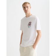 Снимка на SCOTCH&SODA МЪЖКА БЛУЗА FRONT AND BACK ARTWORK REGULAR FIT В БЯЛО 4