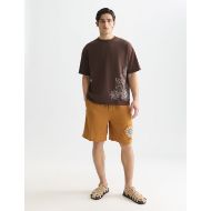 Снимка на SCOTCH&SODA МЪЖКА БЛУЗА EMBROIDERED ARTWORK LOOSE FIT В ТЪМНОКАФЯВО 4