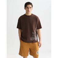 Снимка на SCOTCH&SODA МЪЖКА БЛУЗА EMBROIDERED ARTWORK LOOSE FIT В ТЪМНОКАФЯВО 7