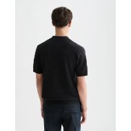 Снимка на SCOTCH&SODA МЪЖКА БЛУЗА STRUCTURED KNITTED REGULAR FIT POLO В ЧЕРНО 5