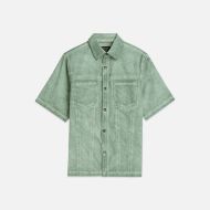 Снимка на SCOTCH&SODA МЪЖКА РИЗА WASHED COTTON RELAXED-FIT SHORT-SLEEVED В ЗЕЛЕНО 1