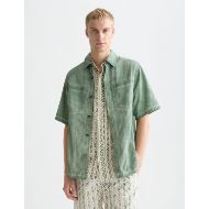 Снимка на SCOTCH&SODA МЪЖКА РИЗА WASHED COTTON RELAXED-FIT SHORT-SLEEVED В ЗЕЛЕНО 4