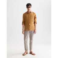 Снимка на SCOTCH&SODA МЪЖКИ ПАНТАЛОН WARREN YARN-DYED COTTON/LINEN REGULAR STRAIGHT FIT В БЕЖОВО 7