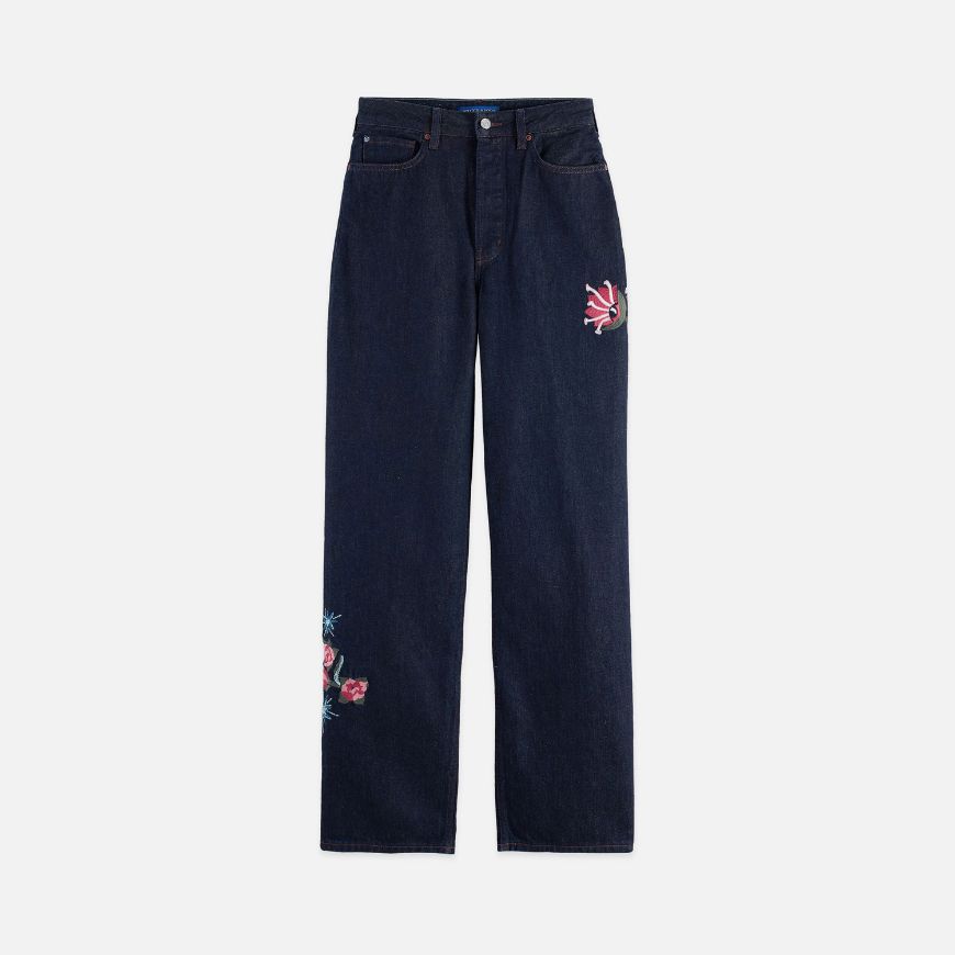 Снимка на SCOTCH&SODA ДАМСКИ ДЕНИМ LUCKY CHARM С ПРАВА КРОЙКА В ТЪМНОСИНЬО