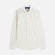 Снимка на SCOTCH&SODA МЪЖКА РИЗА MICROPRINT POPLIN SLIM FIT В БЯЛО 1