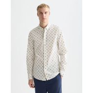 Снимка на SCOTCH&SODA МЪЖКА РИЗА MICROPRINT POPLIN SLIM FIT В БЯЛО 4