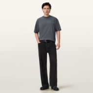 Picture of ALLSAINTS MEN'S XANDER SHORT SLEEVE CREW T-SHIRT IN DARK STEEL BLUE 5