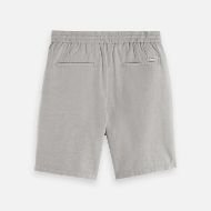 Снимка на SCOTCH&SODA МЪЖКИ БЕРМУДИ SEASONAL CORE FAVE COTTON LINEN REGULAR FIT CHINO В СИВО 2