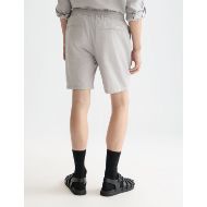 Снимка на SCOTCH&SODA МЪЖКИ БЕРМУДИ SEASONAL CORE FAVE COTTON LINEN REGULAR FIT CHINO В СИВО 5