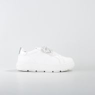 Снимка на LOVE MOSCHINO ДАМСКИ СПОРТНИ ОБУВКИ BOLD LOVE STRASS BOW В БЯЛО/СРЕБРИСТО 1