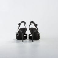 Снимка на LOVE MOSCHINO ДАМСКИ САНДАЛИ НА ТОК EVENING LOVY BOW В ЧЕРНО 4