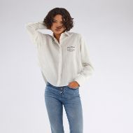 Снимка на GAS ДАМСКА РИЗА KIMBERLY CROPPED ST58 BLACK+SNOW WHITE 1