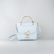 Снимка на LOVE MOSCHINO МАЛКА ДАМСКА ШОПЪР ЧАНТА HEART TURNLOCK В СВЕТЛОСИНЬО 1