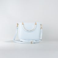 Снимка на LOVE MOSCHINO МАЛКА ДАМСКА ШОПЪР ЧАНТА HEART TURNLOCK В СВЕТЛОСИНЬО 3