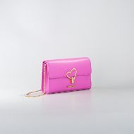 Picture of LOVE MOSCHINO WOMEN'S SMART DAILY BAG HEART TURNLOCK IN FUCHSIA 2