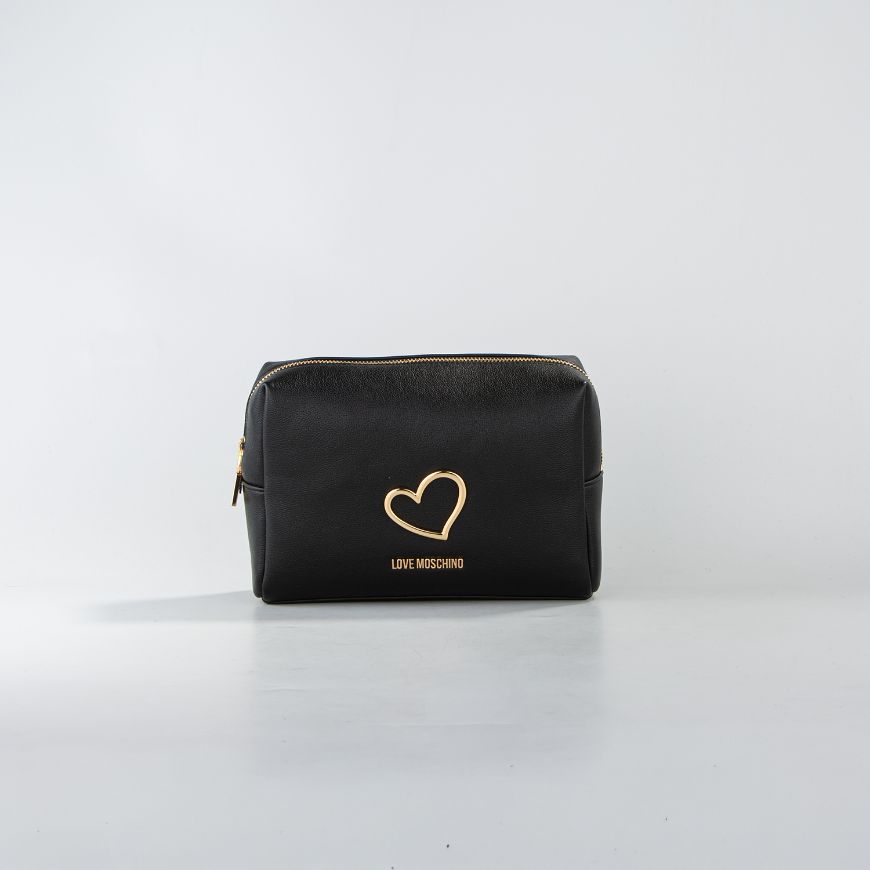 Снимка на LOVE MOSCHINO ДАМСКИ КОЗМЕТИЧЕН НЕСЕСЕР HEART TURNLOCK В ЧЕРНО